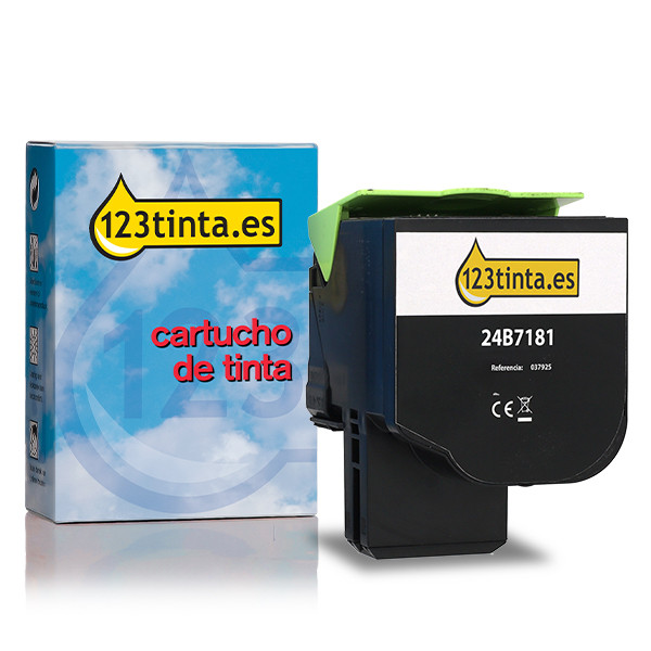 Lexmark 24B7181 toner negro (marca 123tinta) 037925 - 1