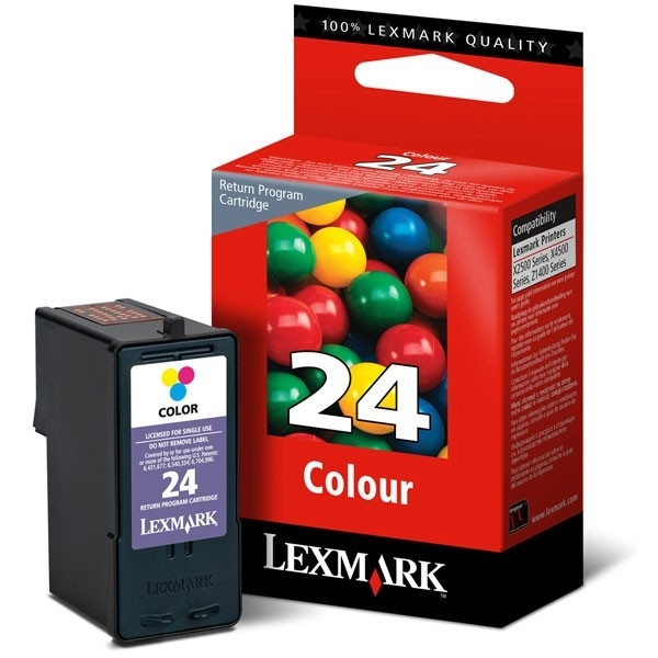 Lexmark 24 (18C1524) cartucho tricolor (original) 18C1524E 040345 - 1