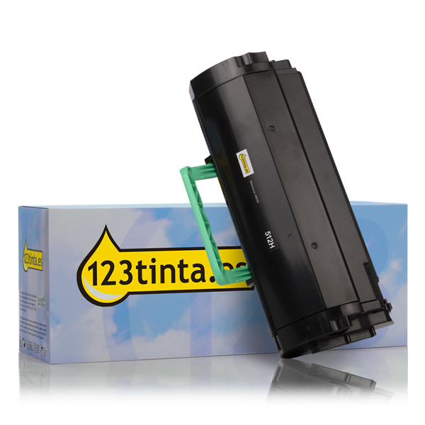 Lexmark 512H (51F2H00) toner negro XL (marca 123tinta) 51F2H00C 037549 - 1