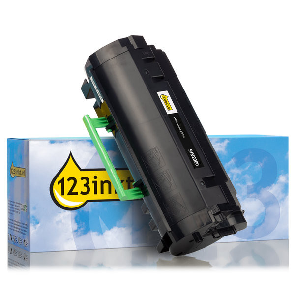 Lexmark 51B2000 toner negro (marca 123tinta) 51B2000C 037729 - 1