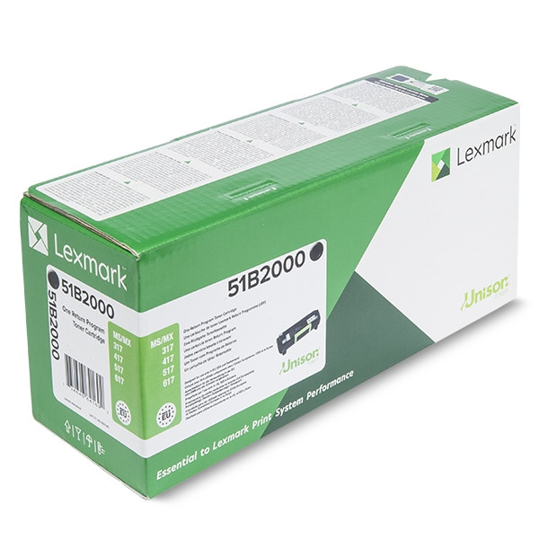 Lexmark 51B2000 toner negro (original) – imagen 2
