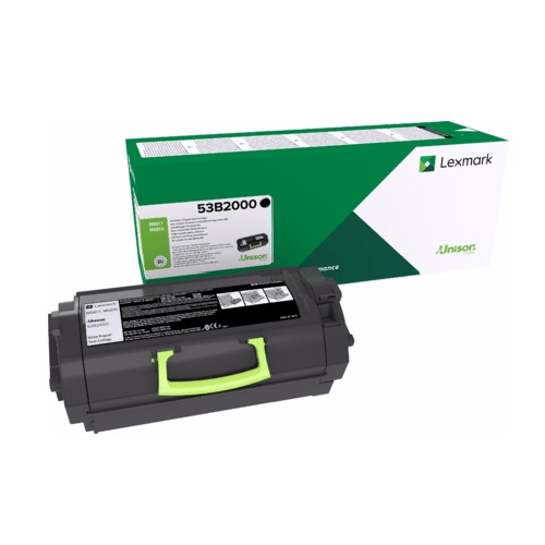 Lexmark 53B2000 toner negro (original) 53B2000 037734 - 1