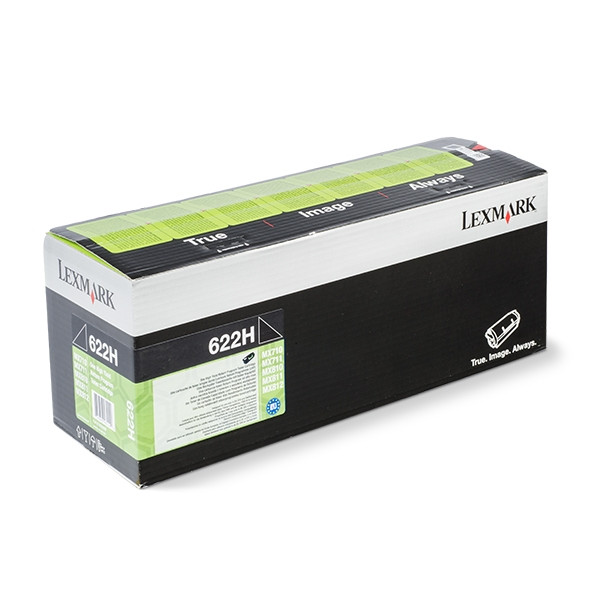 Lexmark 622H (62D2H00) toner negro XL (original) 62D2H00 037232 - 1