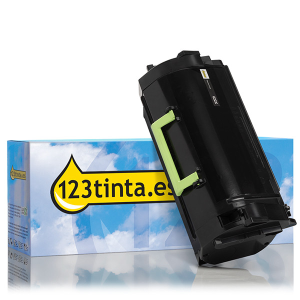 Lexmark 622X (62D2X00) toner negro XXL (marca 123tinta) 62D2X00C 037235 - 1