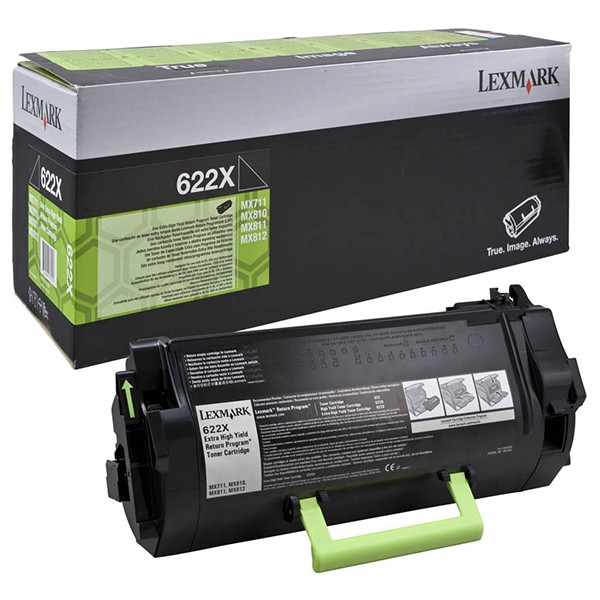 Lexmark 622X (62D2X00) toner negro XXL (original) 62D2X00 037234 - 1