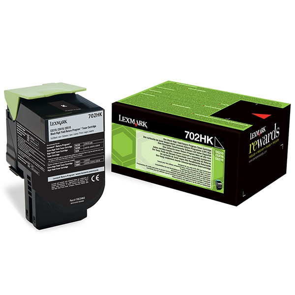 Lexmark 702HK (70C2HK0) toner negro XL (original) 037246 - 1