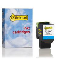 Lexmark 702XC (70C2XC0) toner cian XXL (marca 123tinta)