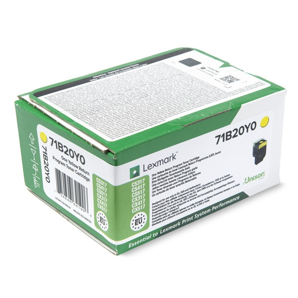 Lexmark 71B20Y0 toner amarillo (original) 71B20Y0 037746 - 1