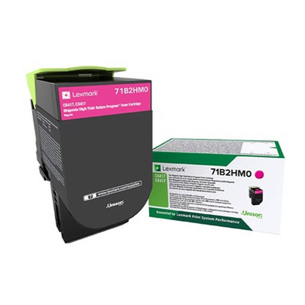 Lexmark 71B2HM0 toner magenta XL (original) 71B2HM0 037752 - 1