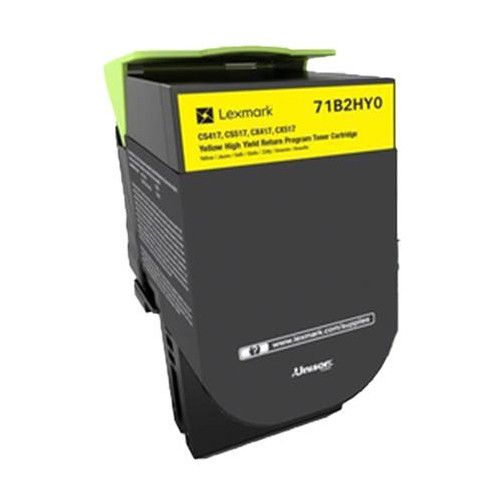 Lexmark 71B2HY0 toner amarillo XL (original) 71B2HY0 037754 - 1