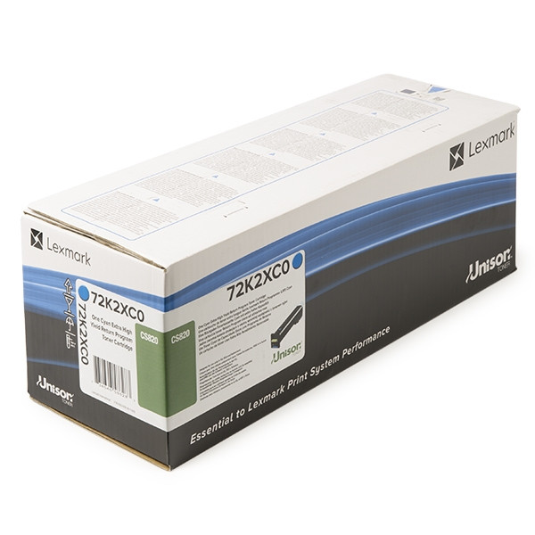 Lexmark 72K2XC0 toner cian XXL (original)