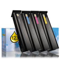 Lexmark 72K2XK0, C0, M0, Y0 toners (marca 123tinta) | Pack negro + 3 colores 119901