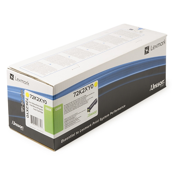 Lexmark 72K2XY0 toner amarillo XXL (original) 72K2XY0 037644 - 1