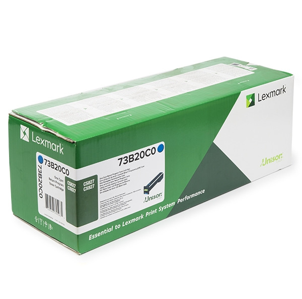 Lexmark 73B20C0 toner cian (original) 73B20C0 037768 - 1