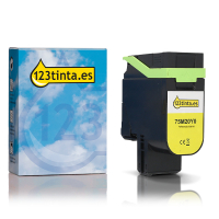 Lexmark 75M20Y0 toner amarillo (marca 123tinta) 038191