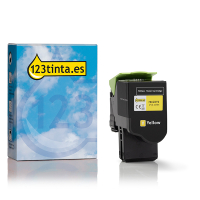 Lexmark 78C2XY0 toner amarillo XXL (marca 123tinta)