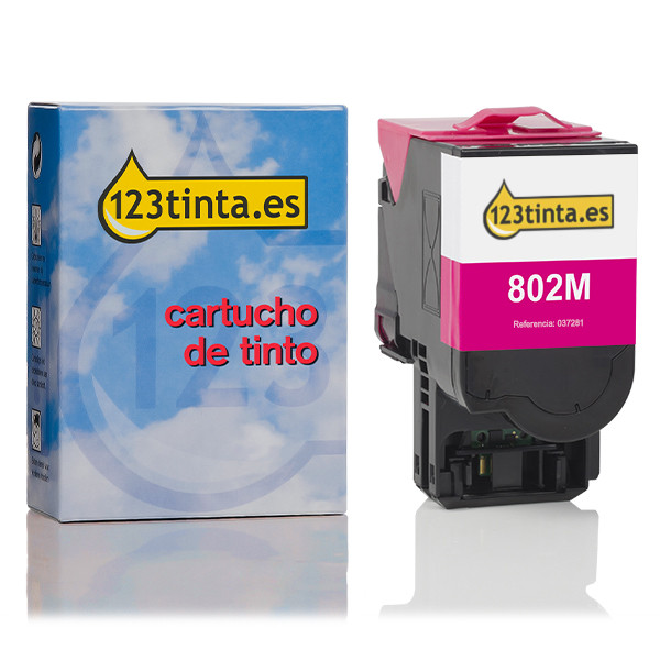 Lexmark 802M (80C20M0) toner magenta (marca 123tinta) 80C20M0C 037281 - 1