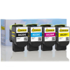 Lexmark 80C2SK0, C0, M0, Y0 toners (marca 123tinta) | Pack negro + 3 colores 130283 - 1