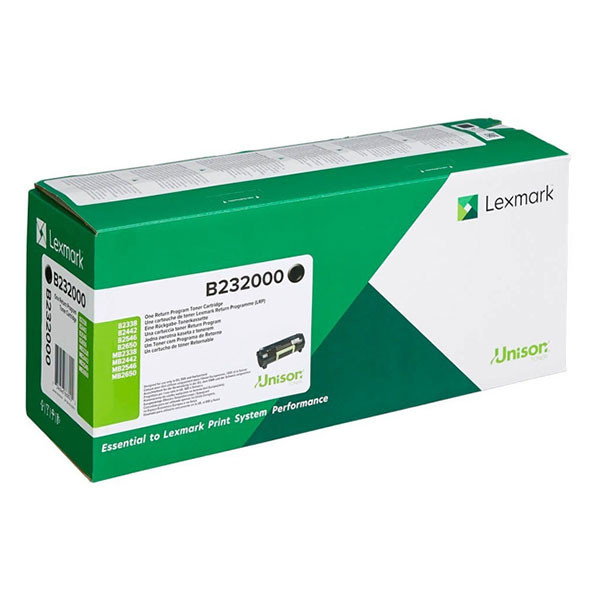 Lexmark B232000 toner negro (original) B232000 037910 - 1