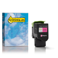 Lexmark C242XM0 toner magenta XXL (marca 123tinta)