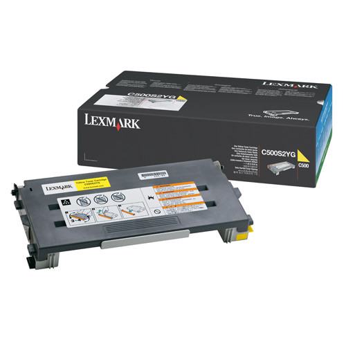 Lexmark C500S2YG toner amarillo (original) C500S2YG 034790 - 1