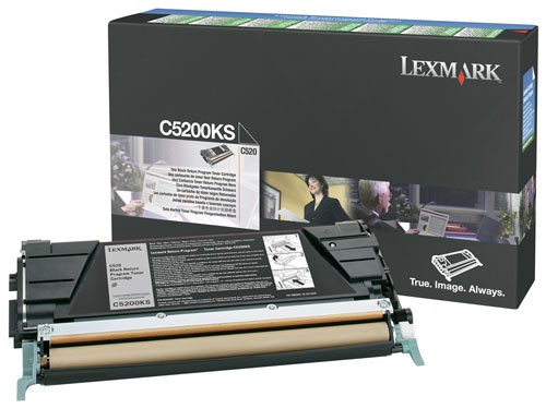 Lexmark C5200KS toner negro (original) C5200KS 034935 - 1