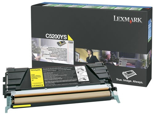 Lexmark C5200YS toner amarillo (original) C5200YS 034950 - 1