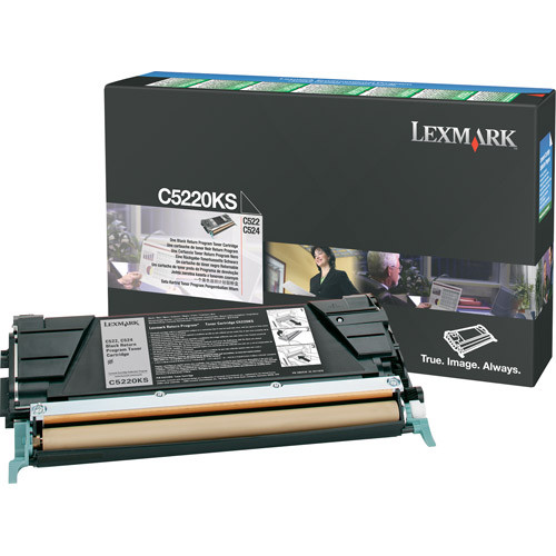 Lexmark C5220KS toner negro (original) C5220KS 034660 - 1