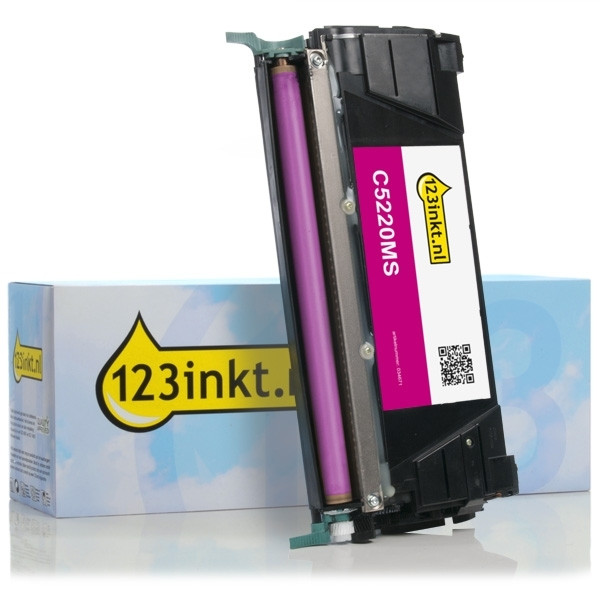 Lexmark C5220MS toner magenta (marca 123tinta) C5220MSC 034671 - 1