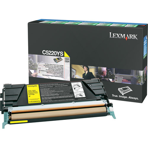 lexmark c5220ys toner amarillo original