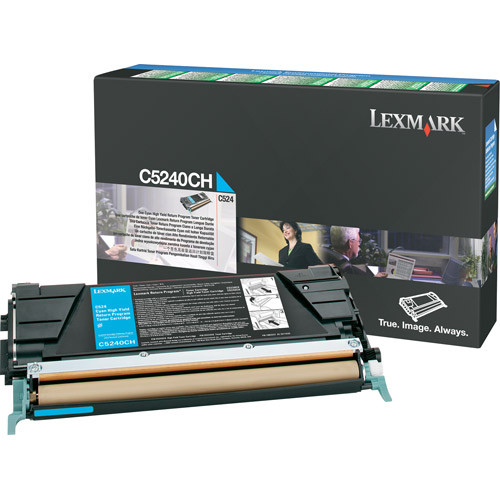 Lexmark C5240CH toner cian XL (original)