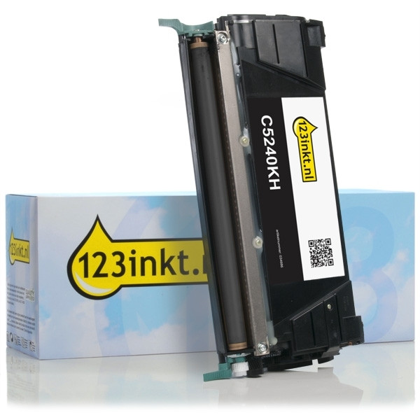 Lexmark C5240KH toner negro XL (marca 123tinta) C5240KHC 034686 - 1