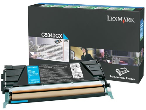 Lexmark C5340CX toner cian XXL (original) C5340CX 034920 - 1