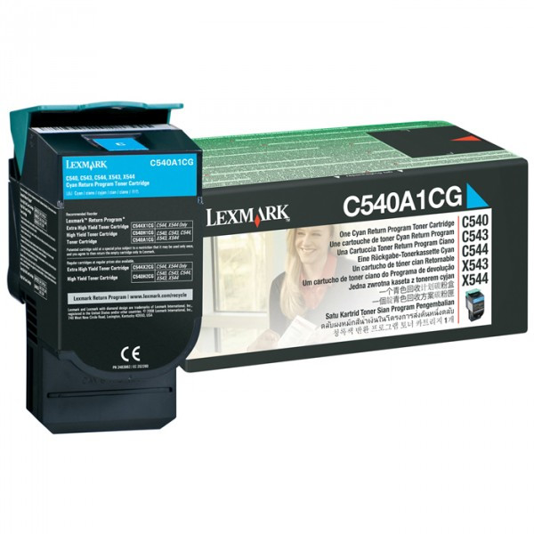 Lexmark C540A1CG toner cian (original) C540A1CG 037026 - 1