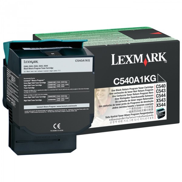 Lexmark C540A1KG toner negro (original) C540A1KG 037024 - 1