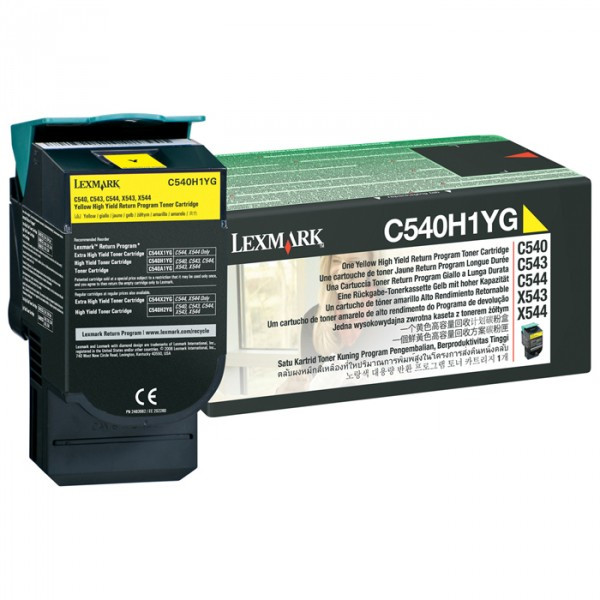 Lexmark C540H1YG toner amarillo XL (original) C540H1YG 037022 - 1