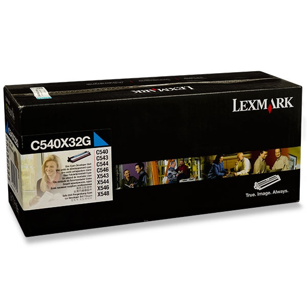 Lexmark C540X32G revelador cian (original) C540X32G 037112 - 1
