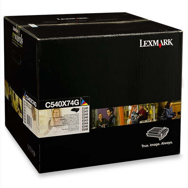 Lexmark C540X74G unidad de imagen negra y color (original) C540X74G 037036 - 1