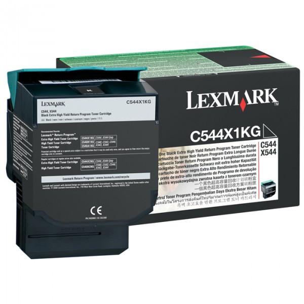 Lexmark C544X1KG toner negro XXL (original) C544X1KG 037008 - 1