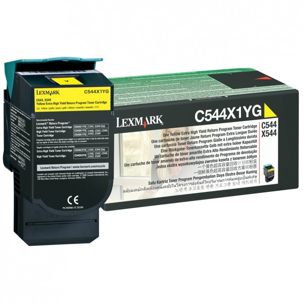 Lexmark C544X1YG toner amarillo XXL (original) C544X1YG 037014 - 1
