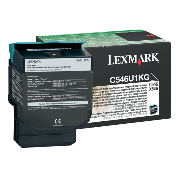 Lexmark C546U1KG toner negro XXL (original) C546U1KG 037096 - 1