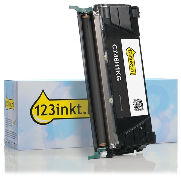 Lexmark C746H1KG toner negro (marca 123tinta) C746H1KGC 037201 - 1