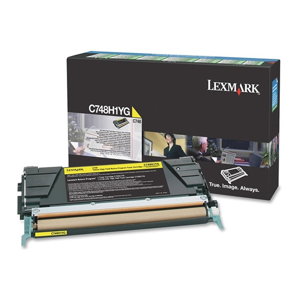 Lexmark C748H1YG toner amarillo XL (original) C748H1YG 037206 - 1