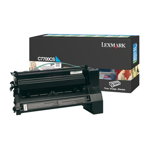 Lexmark C7700CS toner cian (original) C7700CS 034855 - 1