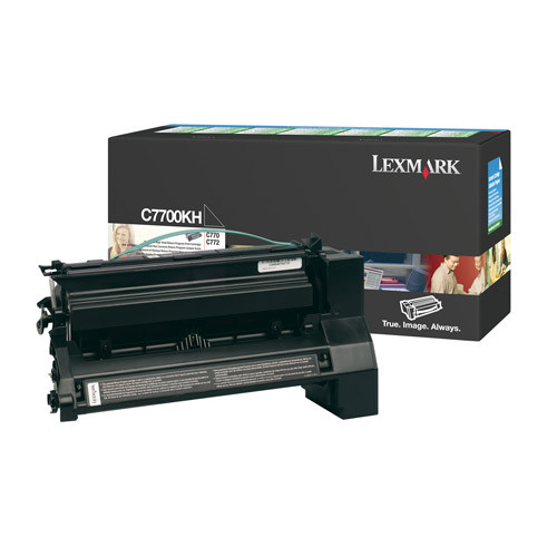 Lexmark C7700KH toner negro XL (original)
