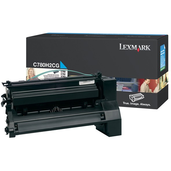 Lexmark C780H1CG toner cian XL (original) C780H1CG 033924 - 1