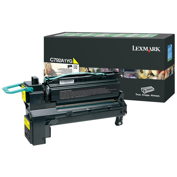 Lexmark C792A1YG toner amarillo (original) C792A1YG 037152 - 1