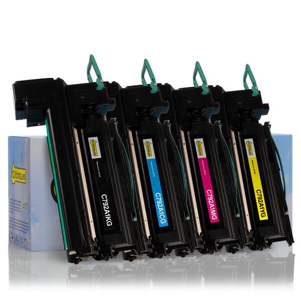 Lexmark C792A1 Pack negro + 3 colores (marca 123tinta)  130299 - 1