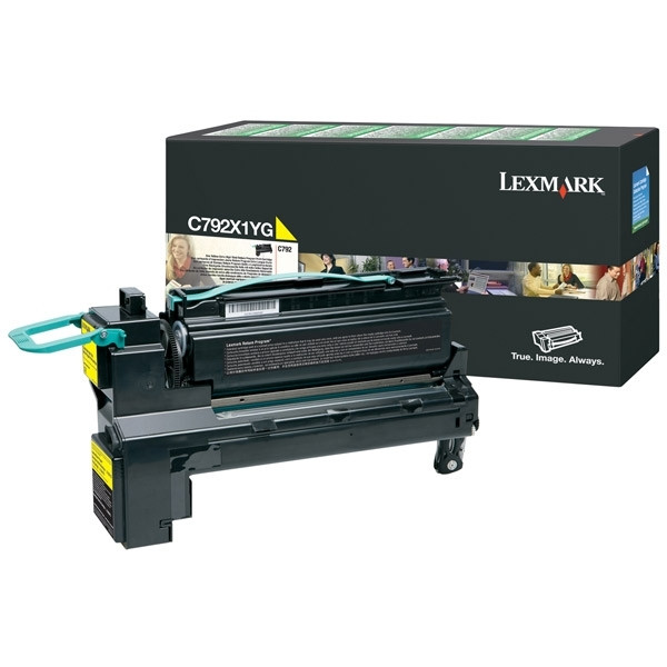 Lexmark C792X1YG toner amarillo XL (original) C792X1YG 037160 - 1