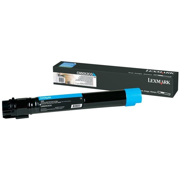 Lexmark C950X2CG toner cian (original) C950X2CG 037184 - 1